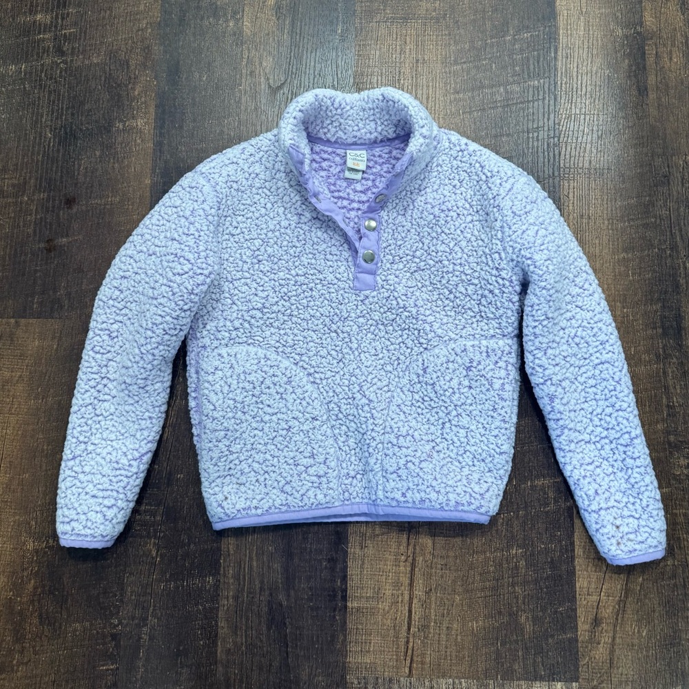 C&C California Kids' Lavender Sherpa Jacket